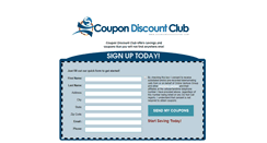 Desktop Screenshot of coupondiscountclub.com